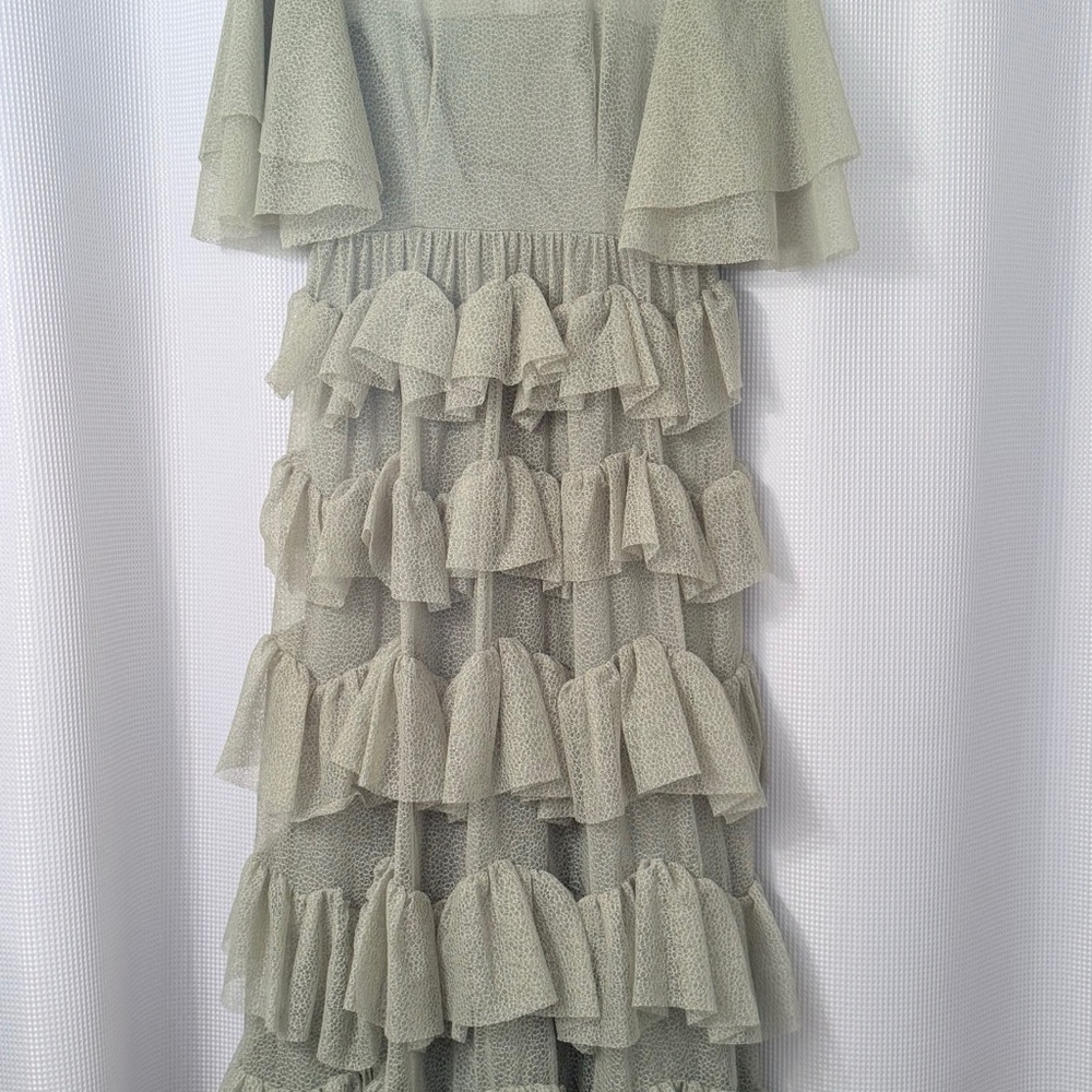 Elegant Tiered Ruffle Dress - Malina